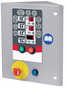 Control panel by microprocessor with digital display to choose the wrapping cycle and to adjust the machines parameters (with possibility to personalize the wrapping cycle).
